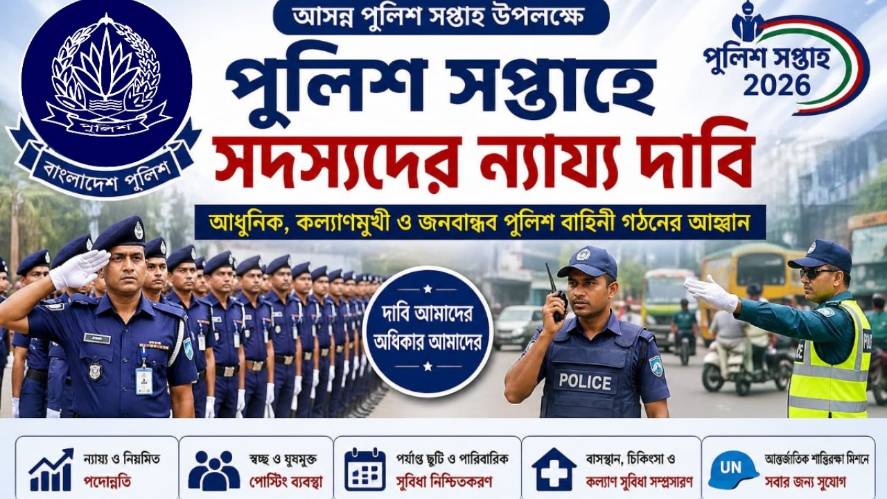 ৮ দফা প্রস্তাবনা নিয়ে আলোচনায় পুলিশ বাহিনী