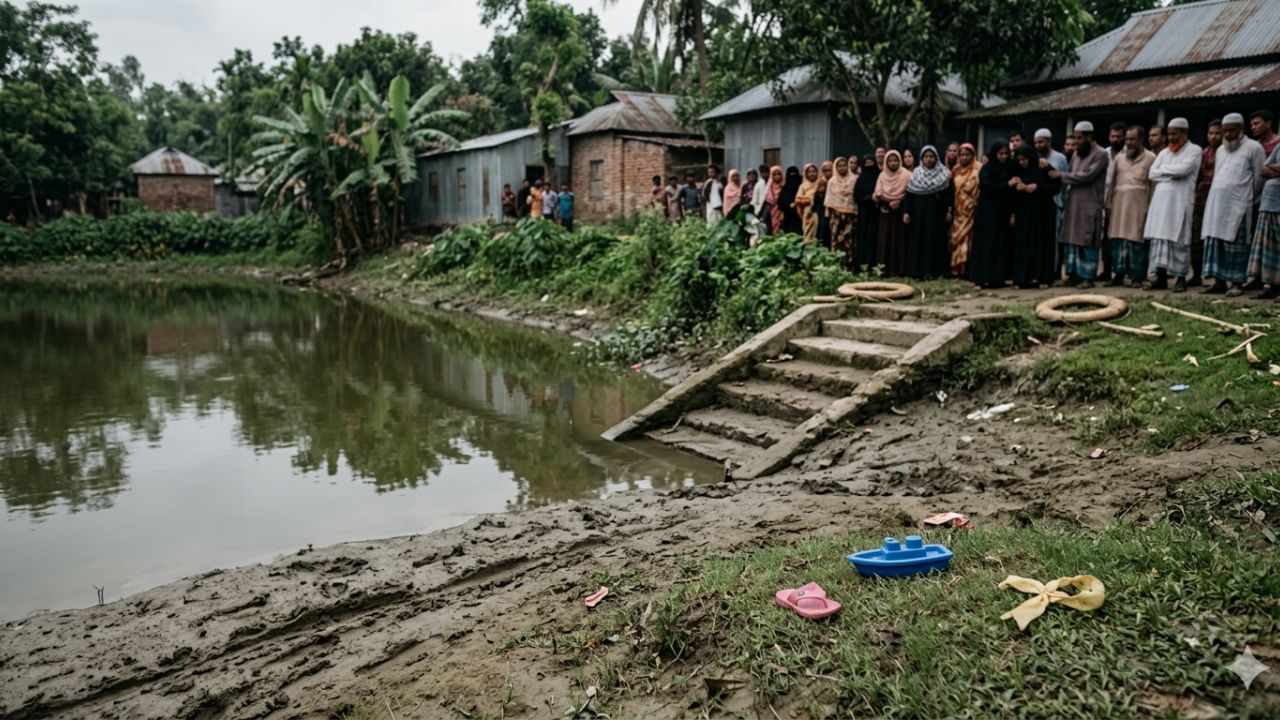 রূপগঞ্জে পানিতে পড়ে দুই শিশুর মৃত্যু 