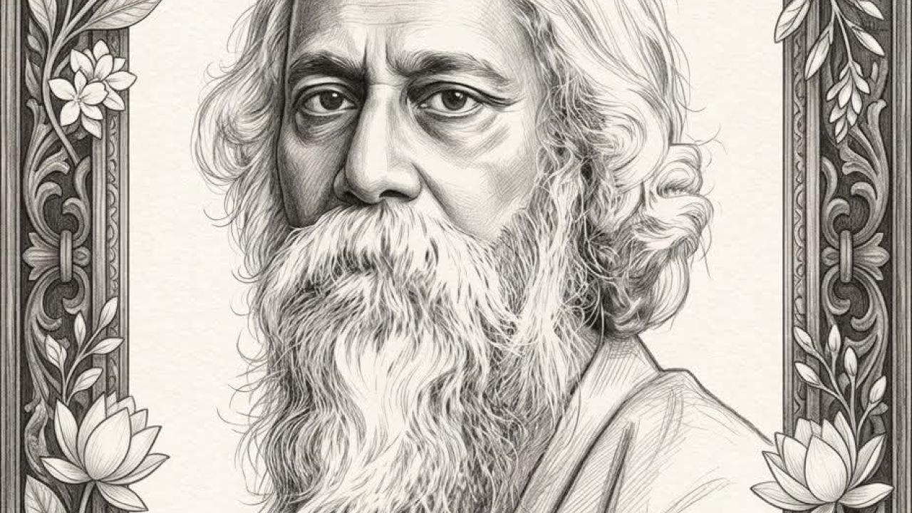 আজ বিশ্ব কবি, কবি গুরু রবীন্দ্রনাথ ঠাকুর এর ১৬৫ তম জন্ম জয়ন্তী 