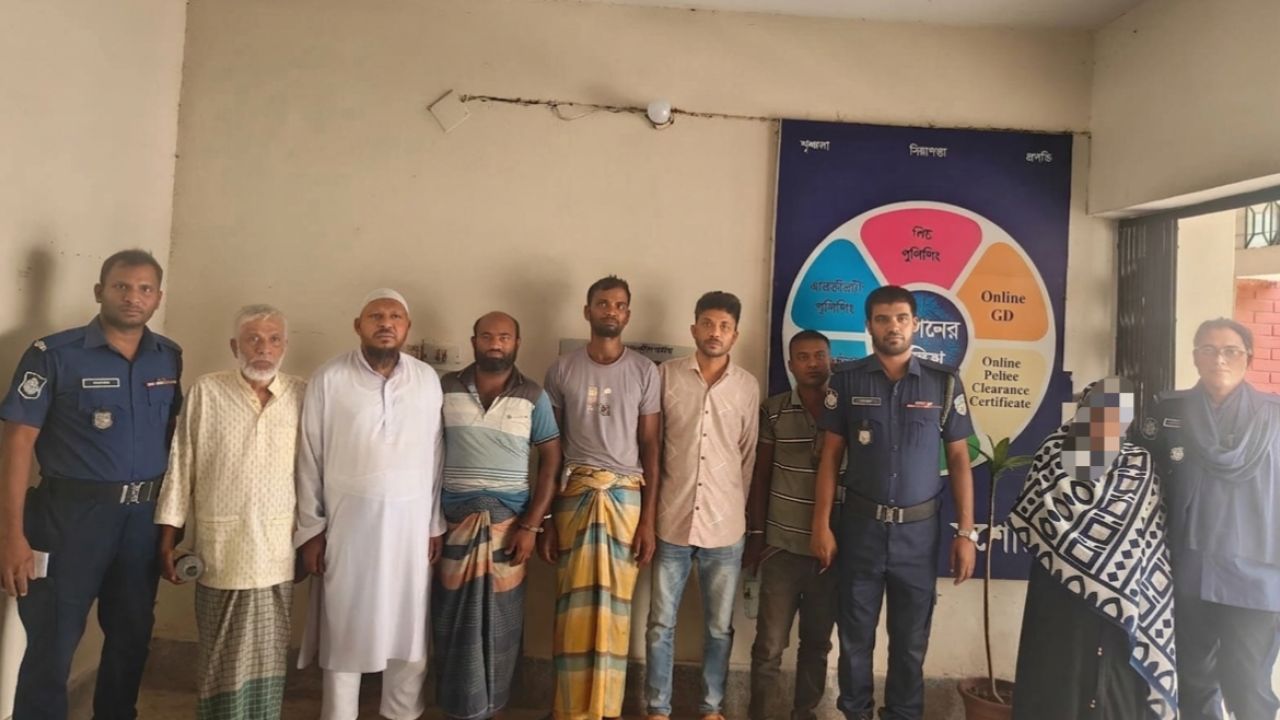 শার্শায় পুলিশের সাঁড়াশি অভিযান: পরোয়ানাভুক্ত ৭ জন গ্রেফতার