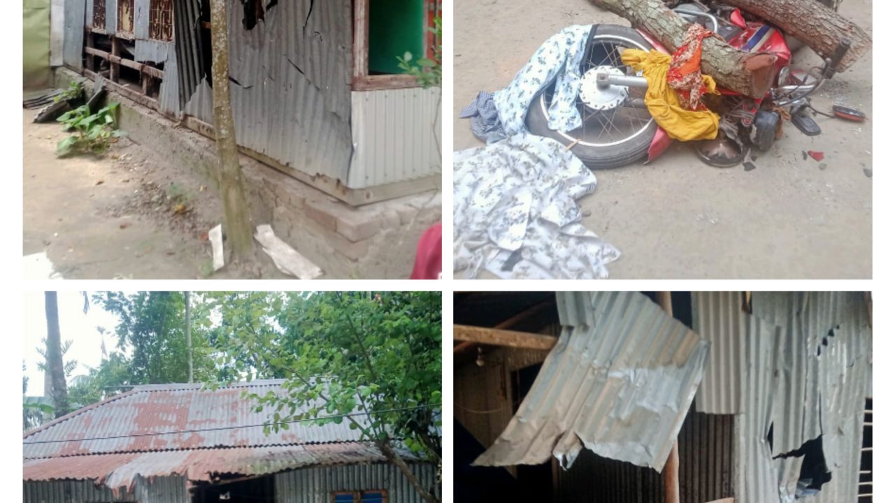 নড়াগাতীতে বিএনপির দুই গ্রুপের দফায় দফায় সংঘর্ষ, ভাঙচুর ও লুটপাট